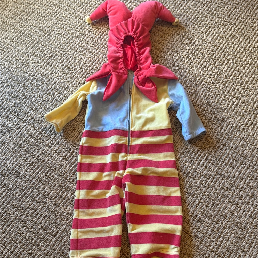 Colorful Jester Kids Costume